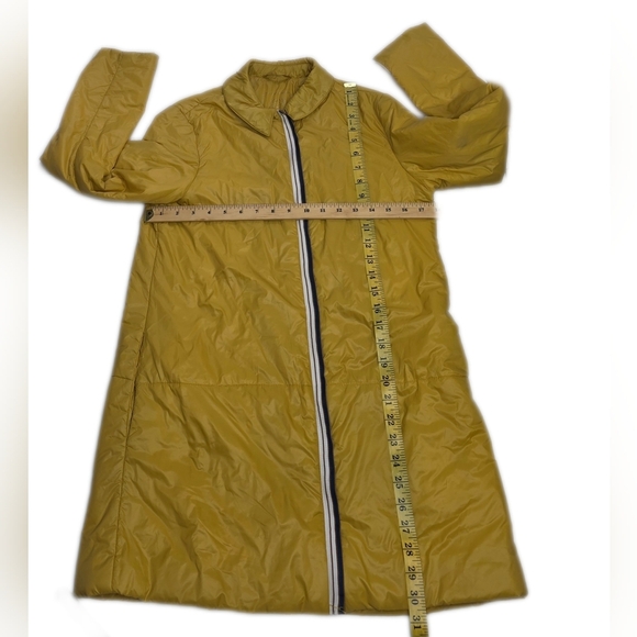 Cozy bright Yargici Light Quilted Yellow Zip Up Jacket With Pockets..small - Picture 7 of 12